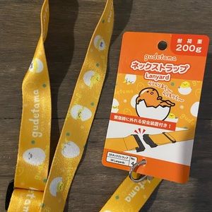 NWT Gudetama lanyard